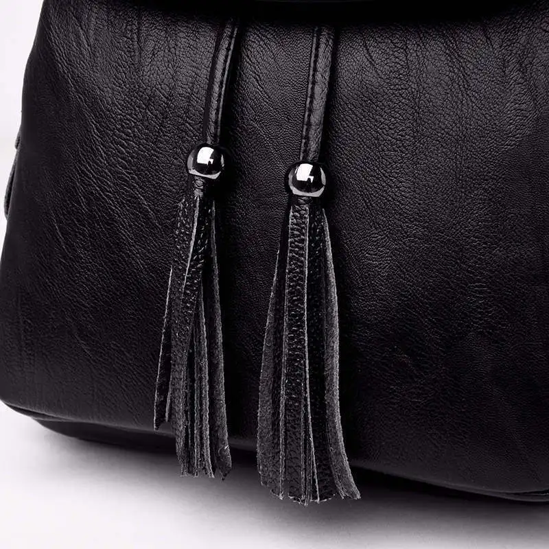 Женские кожаные рюкзаки для девочек, Sac A Dos Femme, школьные сумки для девочек, Дамский рюкзак большой емкости, повседневный женский рюкзак