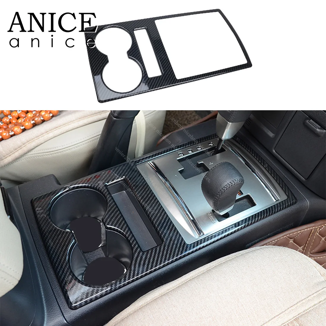 

Carbon fiber color Water cups Cover Fit For Mitsubishi PAJERO 2007 2008 2009 2010 2011 2012 2013 2014 2015 2016 2017 2018 2019