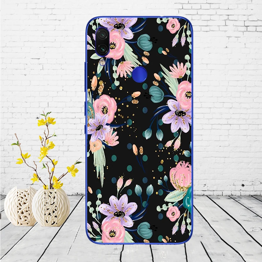 Чехол для Xiaomi Redmi Note 7, силиконовый чехол для Xiaomi Redmi Note 7, задняя крышка, чехол для Redmi Note 7, чехол для телефона - Цвет: C6