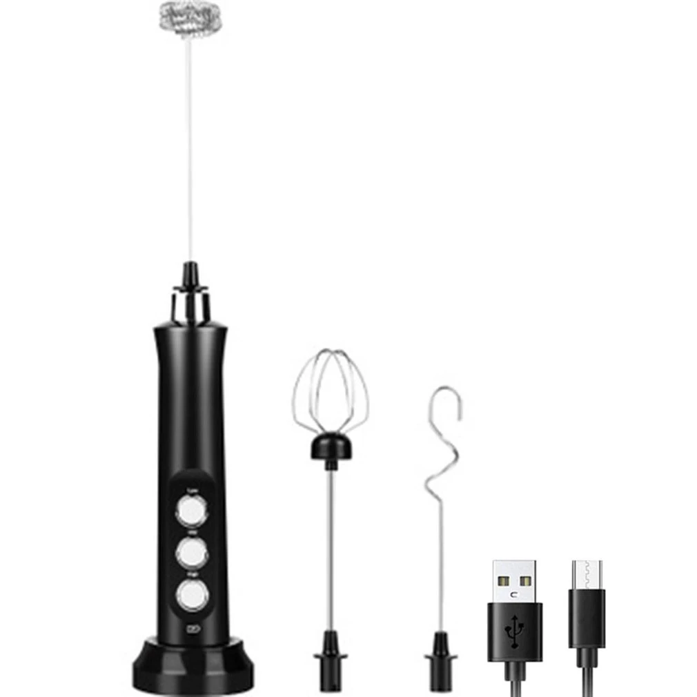 EW071 Milk Frother Handheld Milk Frother Dallfoll USB Rechargeable