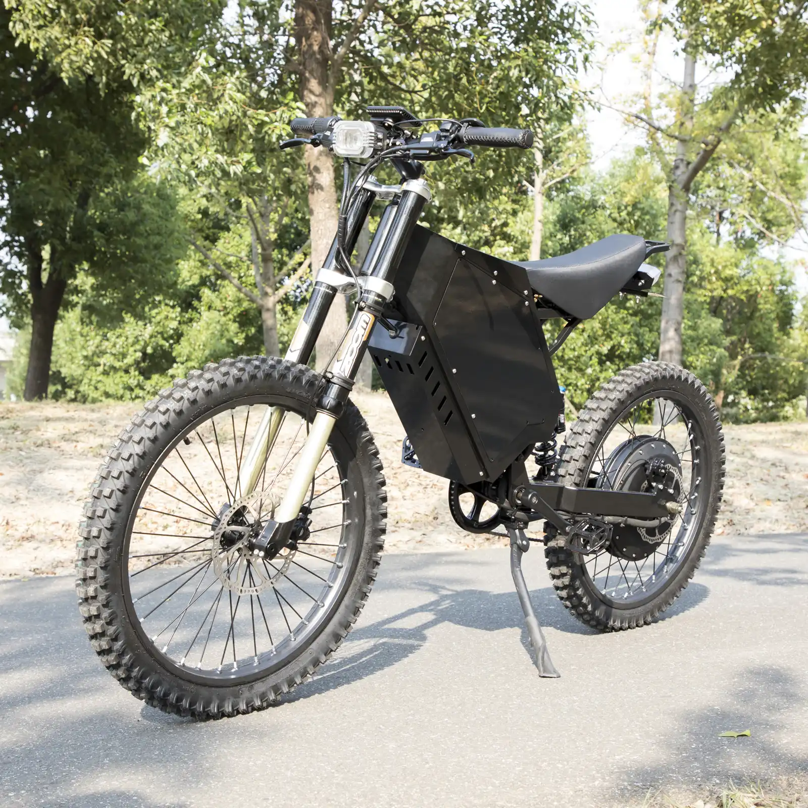 motorcycle seat on bicycle