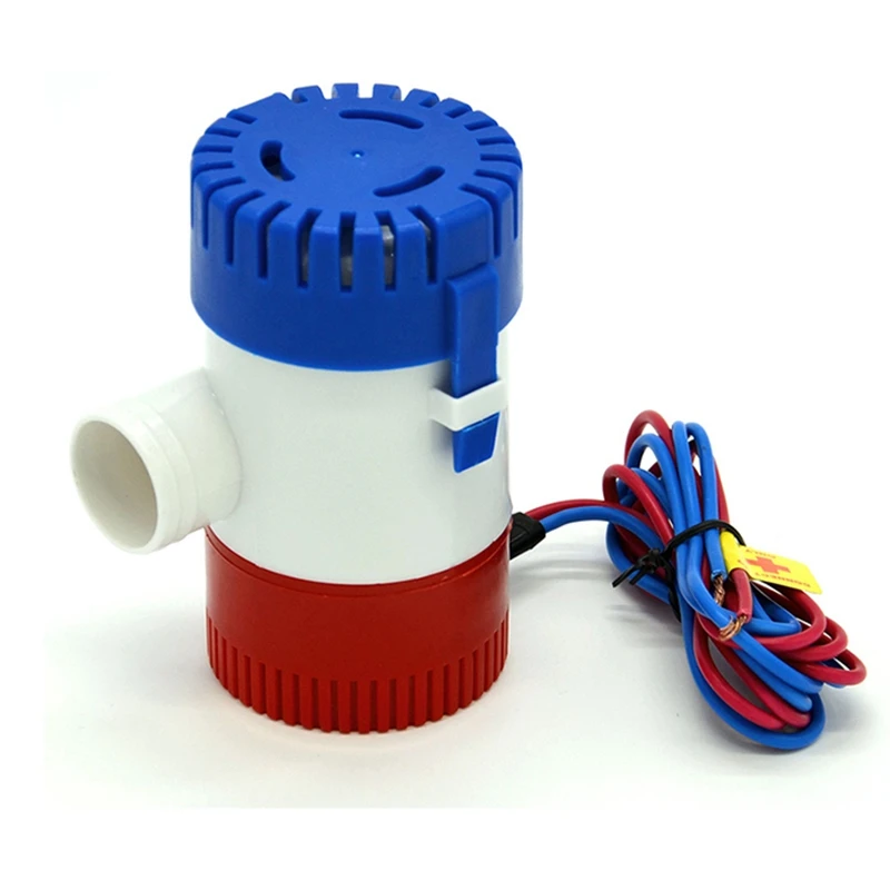 750Gph 12/24Vdc Трюмный насос с высоким потоком, погружной, используемый в садовом доме Solar-12V