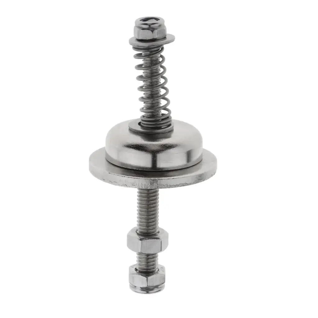 Folding Bike Magnetic Snap Buckles Stainless Steel Magnet Clips Lock 6mm Screw Holes Fork Mount Holder for Bicycle Storage