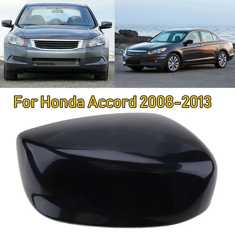 Черный ABS пластик накладка на зеркало заднего вида автомобиля для Honda Accord модели 2008 до 2013 заднего вида боковое зеркало крышка автозапчасти