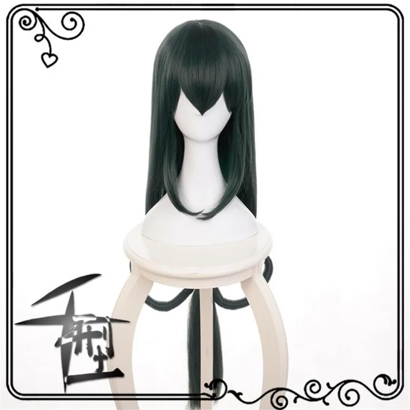 Мультфильм Аниме My Hero Academy периферийный парик маска на Хэллоуин Asui Tsuyu косплей реквизит аксессуары Сплит Тип парик