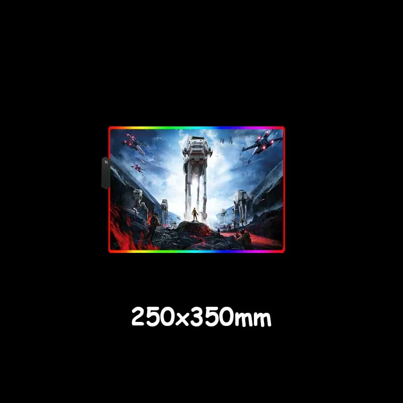 XGZ космический линкор HD Офисный Компьютерный стол коврик черный замок край Звездные войны на заказ большой RGB коврик для мыши резиновый полосатый нескользящий