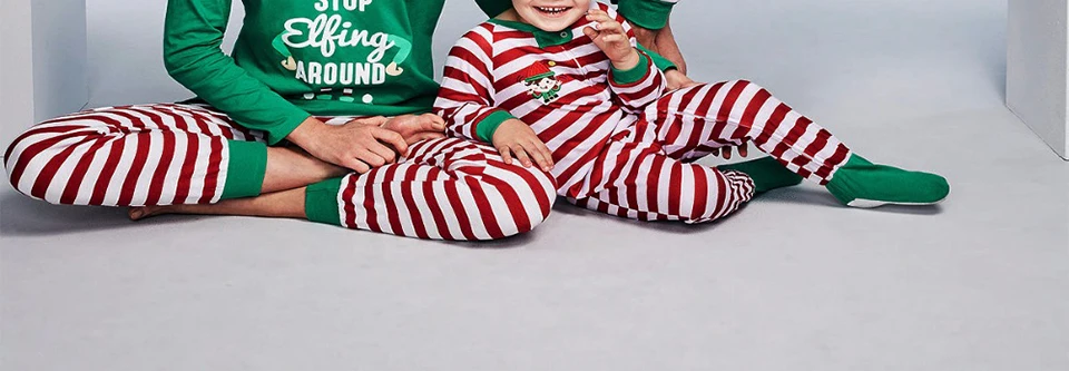 Семейный Рождественский пижамный комплект для папы, мамы и меня; одинаковые рождественские пижамы; одежда; пижамы; navidad para familias