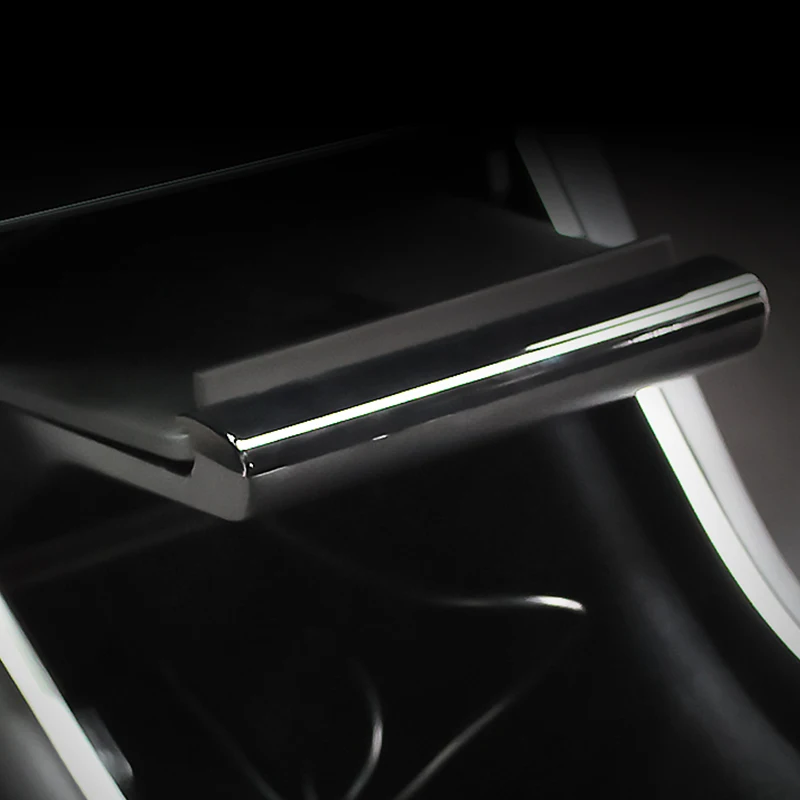 Беспроводное зарядное устройство для Tesla Model 3 из углеродного волокна ABS с двумя USB