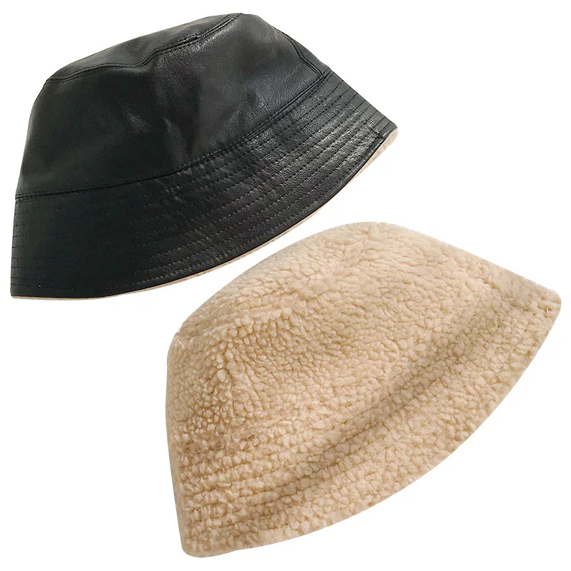 Двойной посуда зимняя ведро шляпы Панамы Для мужчин Для женщин на открытом воздухе Рыбацкая шляпа модные хип-хоп кепки, Шапки шляпа для детей ростом от 90s для мальчиков и девочек уличная посуда Кепки