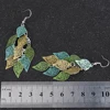 2022 New Women Girl Bohemian Leaves Pendant Dangle Drop Earrings Elegant Party Boho Earring Jewelry 6