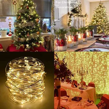 

New Hot 300 LEDs Curtain Fairy Lights USB String Hanging Wall Lights Wedding Party Decor SMD66