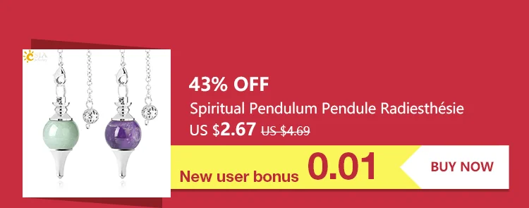 CSJA Natural Stone Quartz Pendulum for Dowsing Divination Hexagonal Crystal Merkaba Esotericism Shuttle Spiritual Pendulo G517