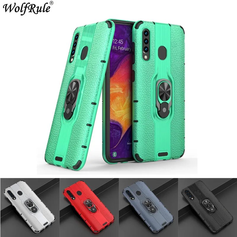 

For Samsung Galaxy A30 Case Full Protetive Cover For Samsung A30 Phone Case Ring Holder Stand Magnetic PC Silicone Case SM-A305F