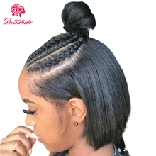 Beau волосы на кружеве человеческие волосы парики 13*4 короткий парик-Боб средняя часть бразильский парик не Реми Натуральный ПАИК-Каре