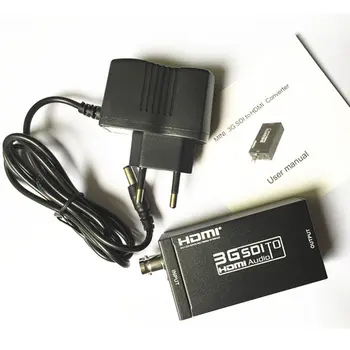 

Mini HD 3G SDI to HDMI Converter Adapter Support HD-SDI / 3G-SDI Signals Showing on HDMI Display for Home Theater Cinema