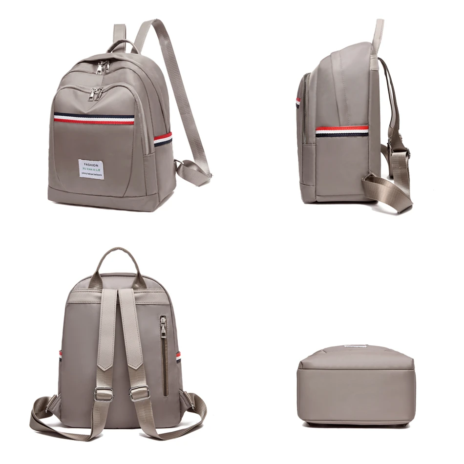 Высокое качество простой женский рюкзак Оксфорд Mochila школьные сумки для девочек