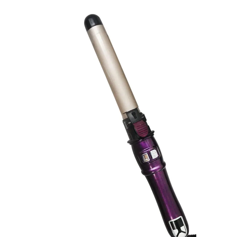 

Automatic Hair Curler Electric Rotating Home Big Wave Hair Straight Dual-use Tourmaline Ceramic Hair Curlers purple