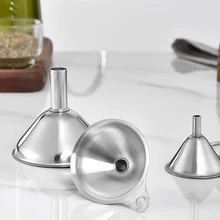 3 шт многофункциональная Воронка Из Нержавеющей Стали, масло, вода, специи, вино, фляжка, фильтр, воронка, мини-воронка для домашней кухни