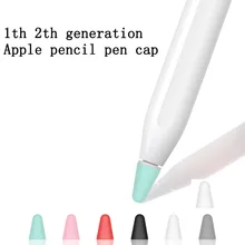 3 шт. силиконовый чехол 1th 2th для apple pencil tip cap защитный чехол для apple Pencil 1st 2nd стилус для сенсорного экрана