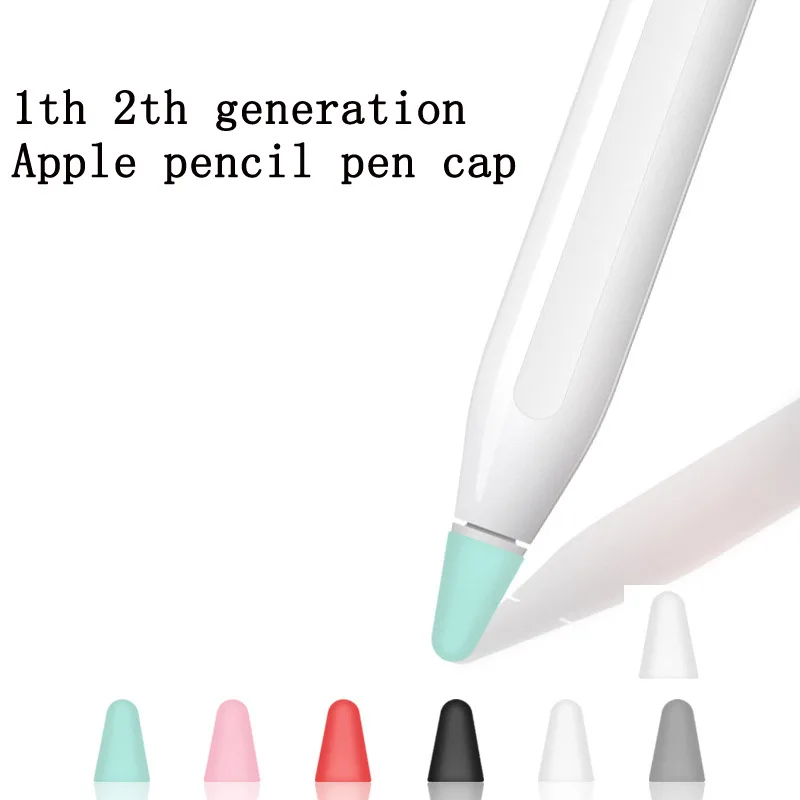 

3 Pcs silicon funda 1th 2th for apple pencil tip cap Protective Cover Skin for Apple Pencil 1st 2nd Touch screen Stylus Pen Case