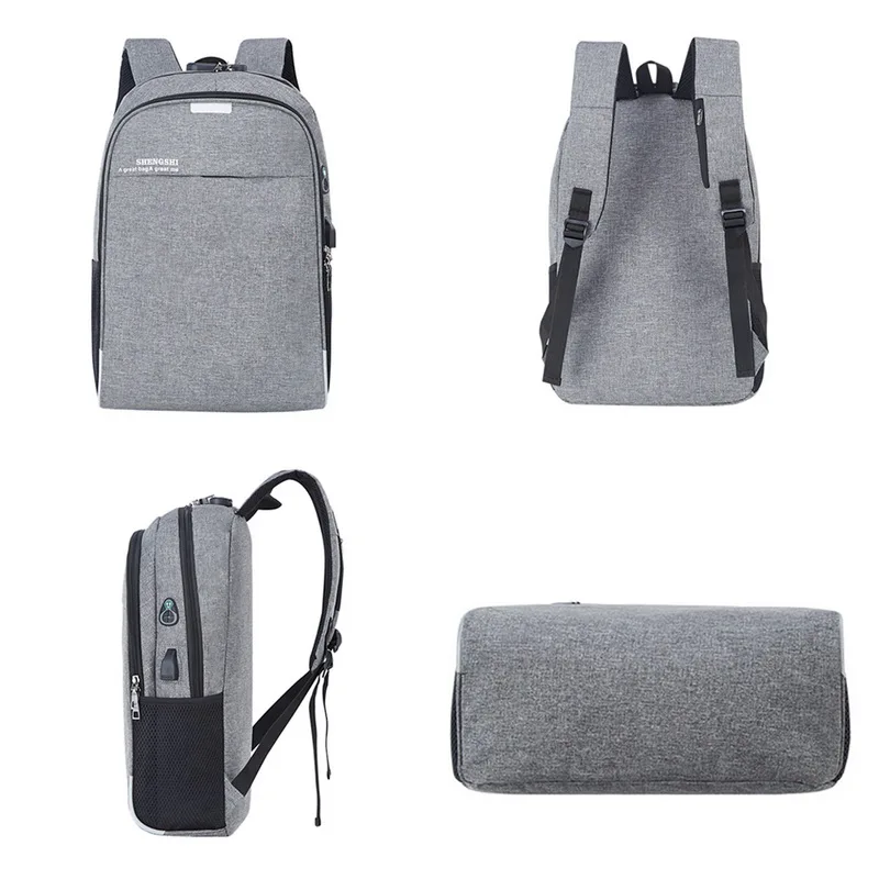 Puimentiua Laptop Usb Backpack School Bag Anti Theft Men For 16inch Backbag Travel Daypacks Male Leisure Backpack Mochila