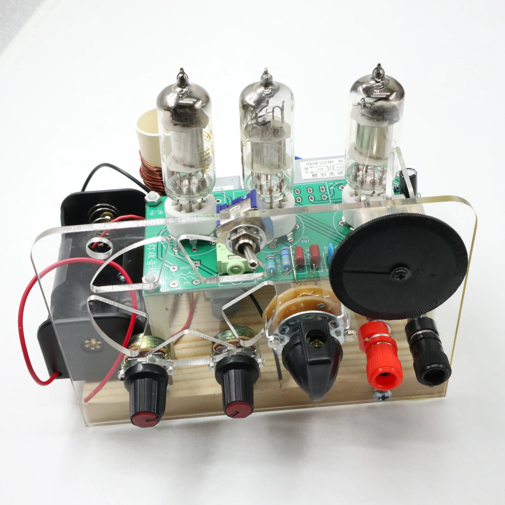 year Five wave band three lamp tube shortwave radio kit with base kit