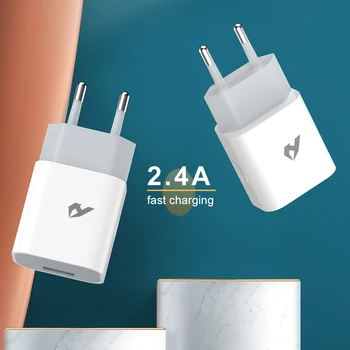 

5V 2.4A USB Charger Adapter Wall Fast Charger Eu Plug Mobile Phone Quick Charge USB for Iphone 11 Pro Samsung Galaxy Xiaomi