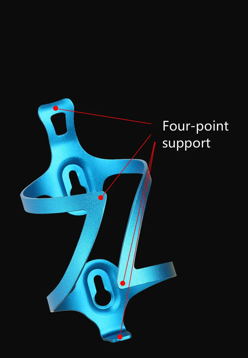 Aluminum alloy bicycle bottle cage One-piece mountain bike water cup holder cycling bicycle accessories
