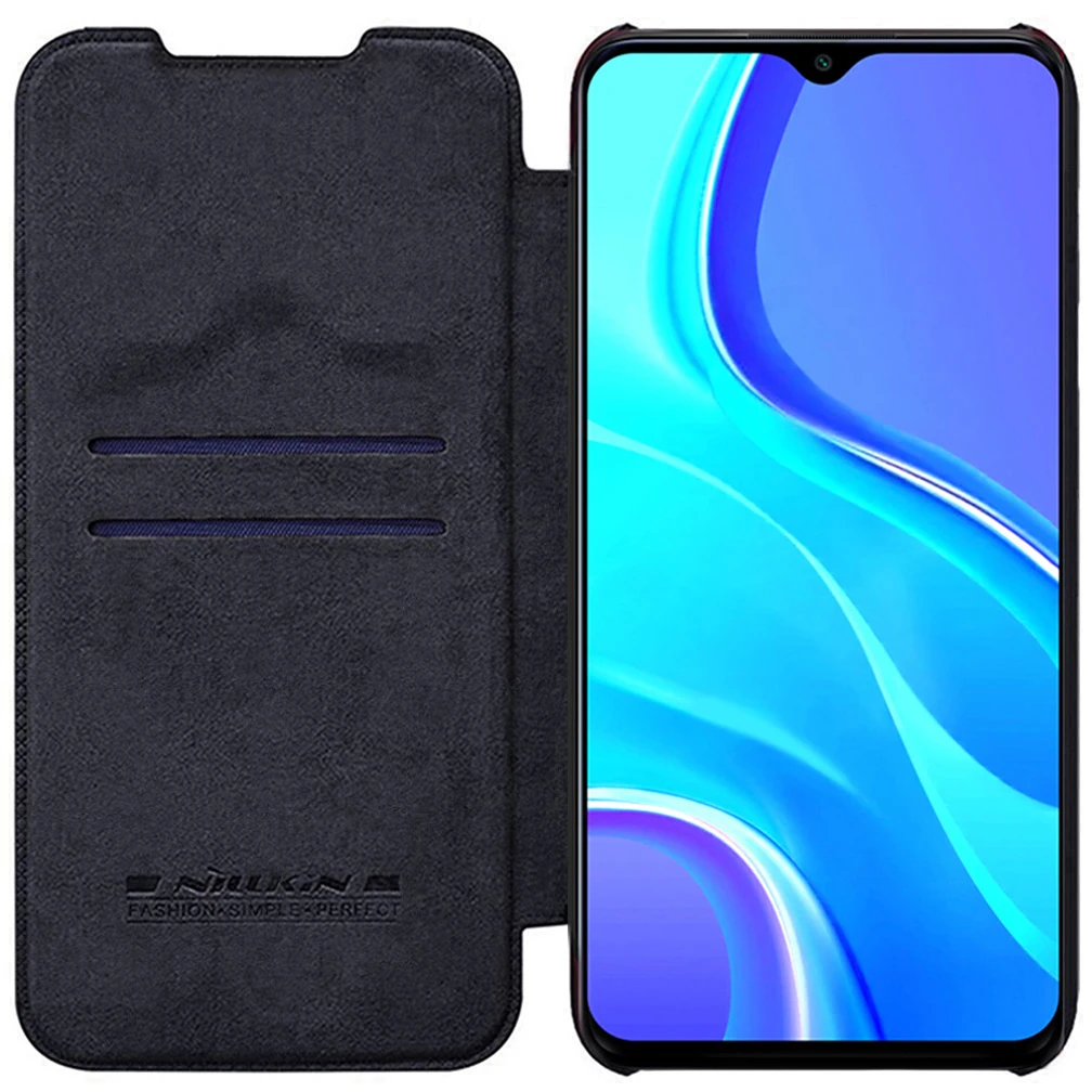 For Xiaomi Redmi 9 Винтажный кожаный чехол-книжка для | Мобильные телефоны и аксессуары