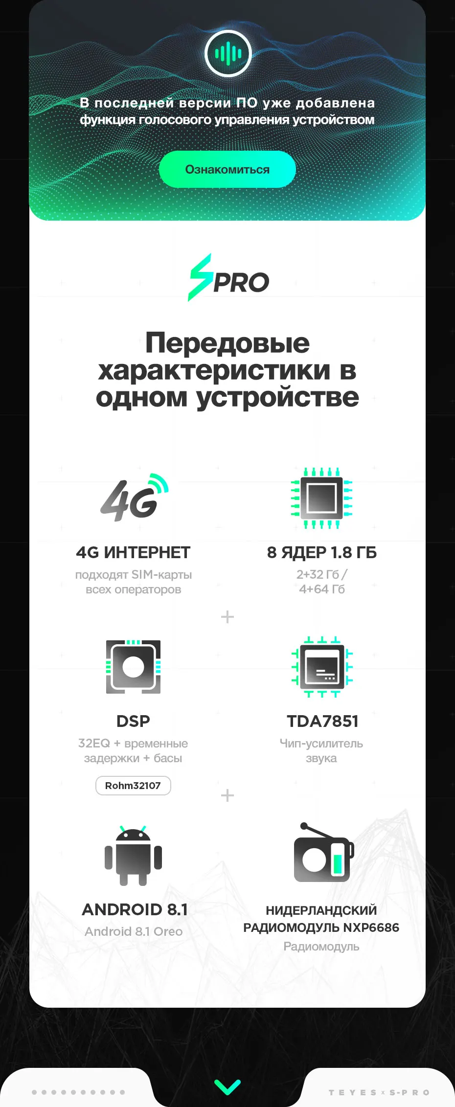 TEYES SPRO Штатная магнитола For Субару Аутбэк BS Легаси BN For Subaru Outback 4 Legacy 5 2009- Android 8.1, до 8-ЯДЕР, до 4+ 64ГБ 32EQ+ DSP 2DIN автомагнитола 2 DIN DVD GPS мультимедиа автомобиля головное