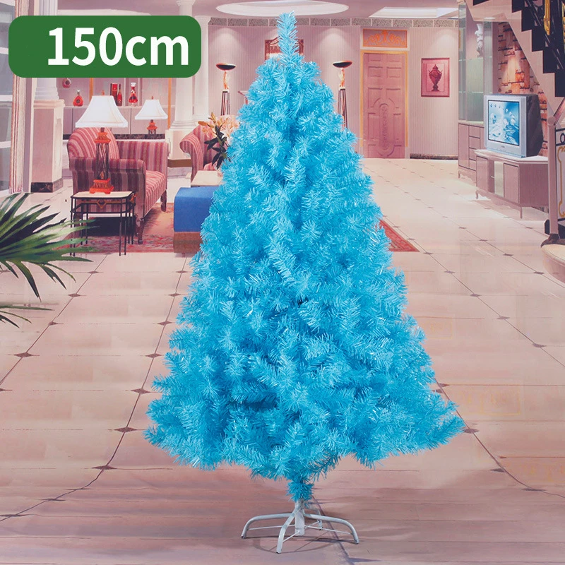 150 см Рождественская елка черная синяя искусственная Рождественская елка украшения Рождественские украшения для рождественские украшения для дома