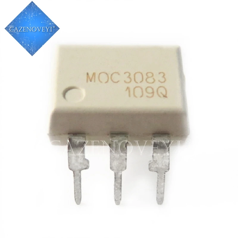 10 шт./лот MOC3083 M0C3083 EL3083 DIP 6 Triac & SCR выходные оптопары 800VDRM IFT = 5 мА контактный оптрон