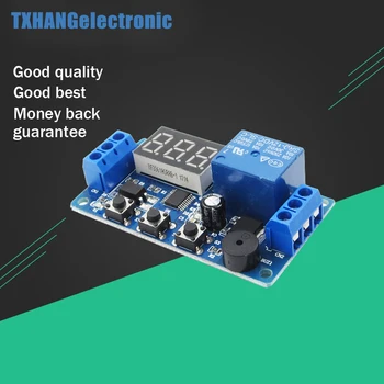 

12V LED Display Programmable Timer Relay Module Delay Switch Board Car Buzzer diy electronics