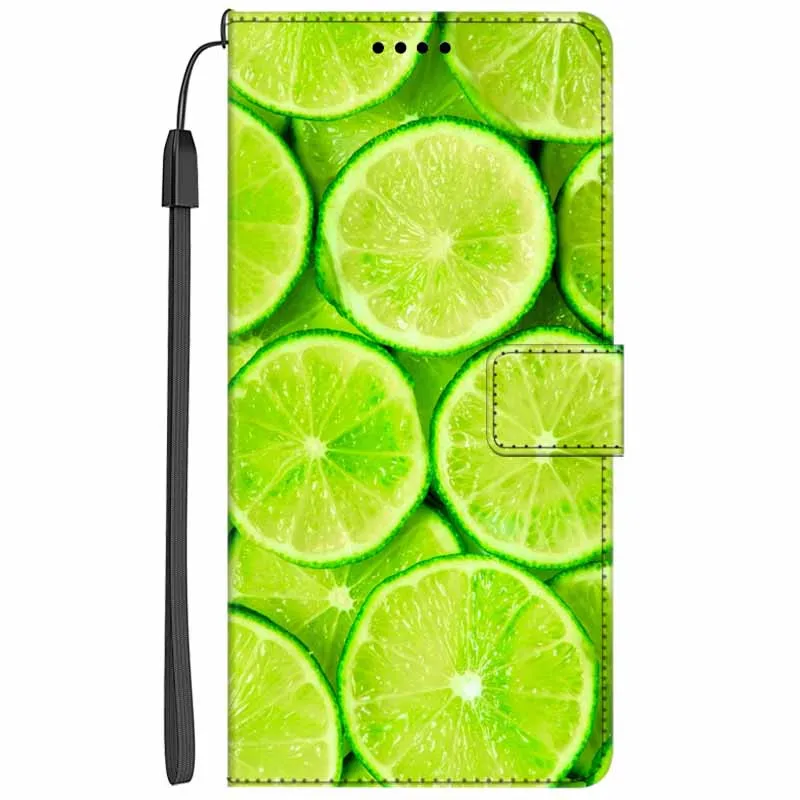 Elegant Leather Flip Wallet Case with Magnetic Closure and Stand Holder - Lovely Protector