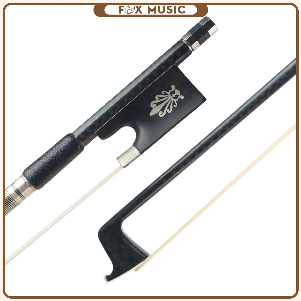 Advanced 4/4 Violin/ Fiddle Bow Carbon Fiber Bow Grid Carbon Fiber