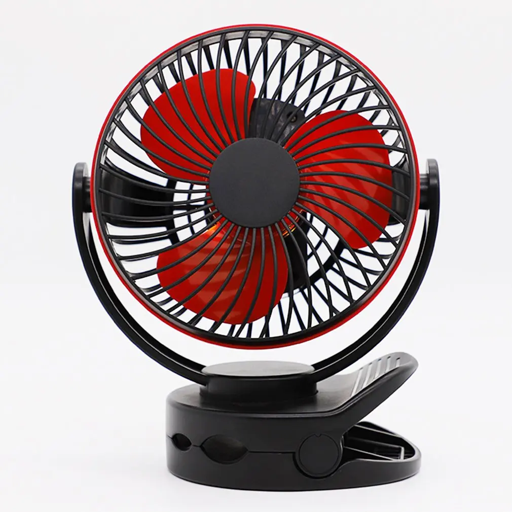 

Clip On Fan With Night Light Usb Clip Desk Personal Fan 4 In 1 Applications Rechargeable Operated Fan