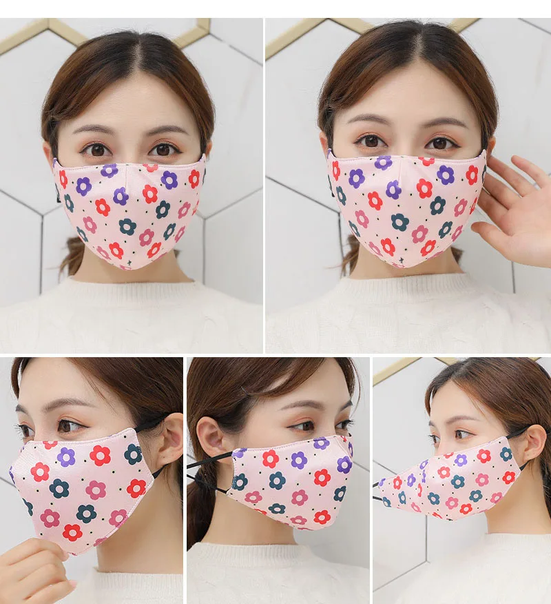 Ветрозащитная Регулируемая Маска для лица, Пыленепроницаемая маска для маски, дышащая маска, красочная маска, маска против загрязнения, MR043