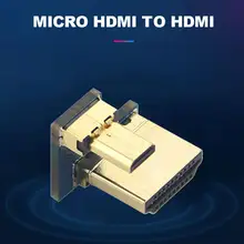 Адаптер для ноутбука Raspberry Pi 4B Micro HDMI к HDMI адаптер Micro HDMI конвертер