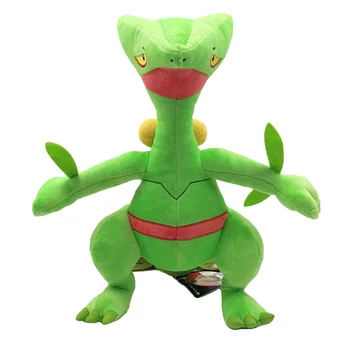 

33cm Sceptile Anime Plush Toys PP Cotton Stuffed Animal Plush Doll Christmas Gift S05#43