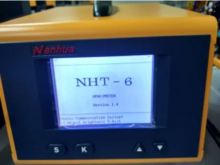 Новейший дизайн, завод по переработке NHT-6 Авто дизельный Выхлопных Газов Анализатор 220V/110V Дымомер непрозрачность испытательное оборудование NHT-6 - изображение