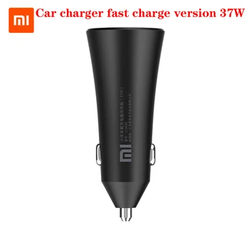 

Original Xiaomi Charger Fast Charge Version 37W Standard Dual Port USB Fast Charge Safety For Xiaomi Huawei iPhone Car Charger
