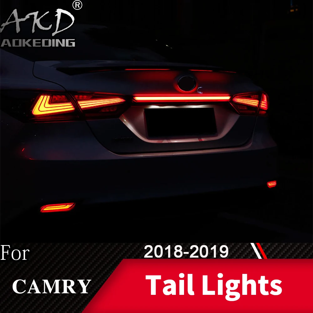 Задний фонарь для автомобиля Toyota CAMRY- светодиодный задние фары, противотуманные фары Дневные ходовые огни DRL Тюнинг автомобилей Автомобильные аксессуары