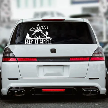 

Cartoon KEEP IT SIMPLE Car Sticker For Car Decal Offroad Suv Waterproof Vinly Auto Decoration Stickers Accessories
