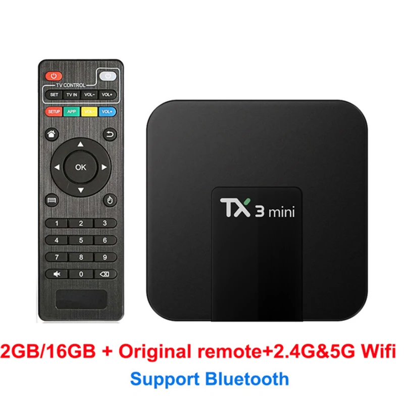 Android 7 1 TX3 мини S905W Процессор HDMI 2 0 смарт приставка для ТВ 4K H.265 parpadeo производитель de