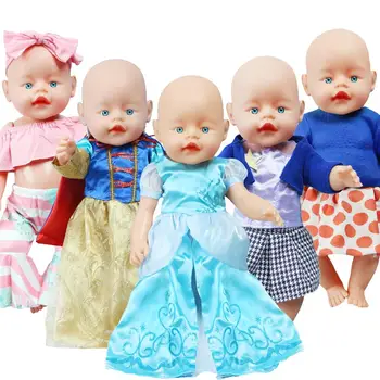 

High Quality Doll Dress for American 43 inch Girls Doll Party Gown Summer Swimsuit Cute Bikini Doll Clothes Accessories Kids Toy