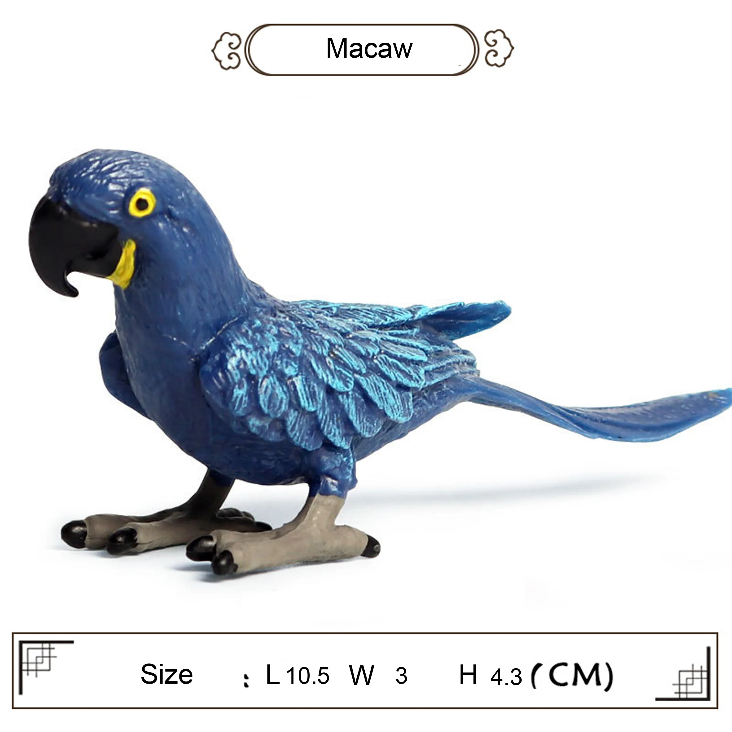 1set5pcs смешанные цвета Твердые реалистичные Macaws попугай фигура птиц Популярные горшечные растения украшения Дети Лучшие дикие животные подарки для вечерние