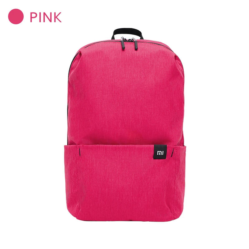 Xiaomi официальный 10L рюкзак сумка водонепроницаемый 10 цветов досуг спорт маленький размер нагрудный пакет сумки унисекс для мужчин женщин и детей - Цвет: Pink