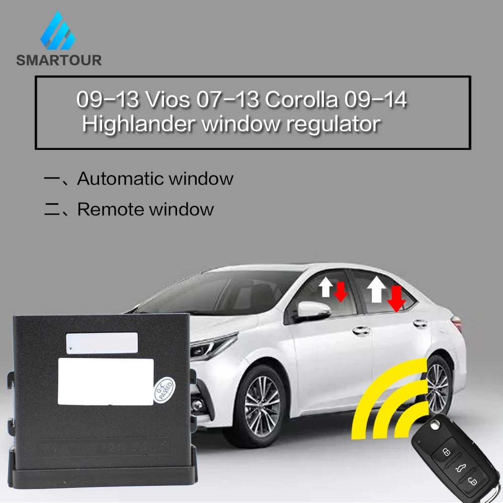 

Automatic Window Closer For Toyota Camry RAV4 Yaris Vios Corolla Yaris Highlander/Key Remote Control Four Window Automatic Lift