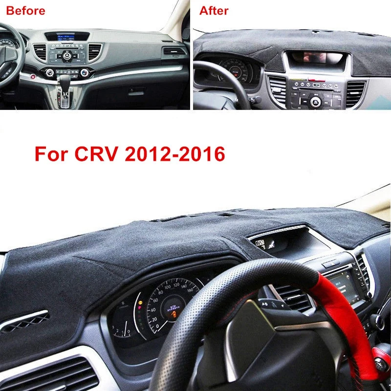 Новинка-для Honda CRV, CR-V 2012- крышка приборной панели автомобиля Приборная панель коврик солнцезащитный инструмент защитные автомобильные аксессуары