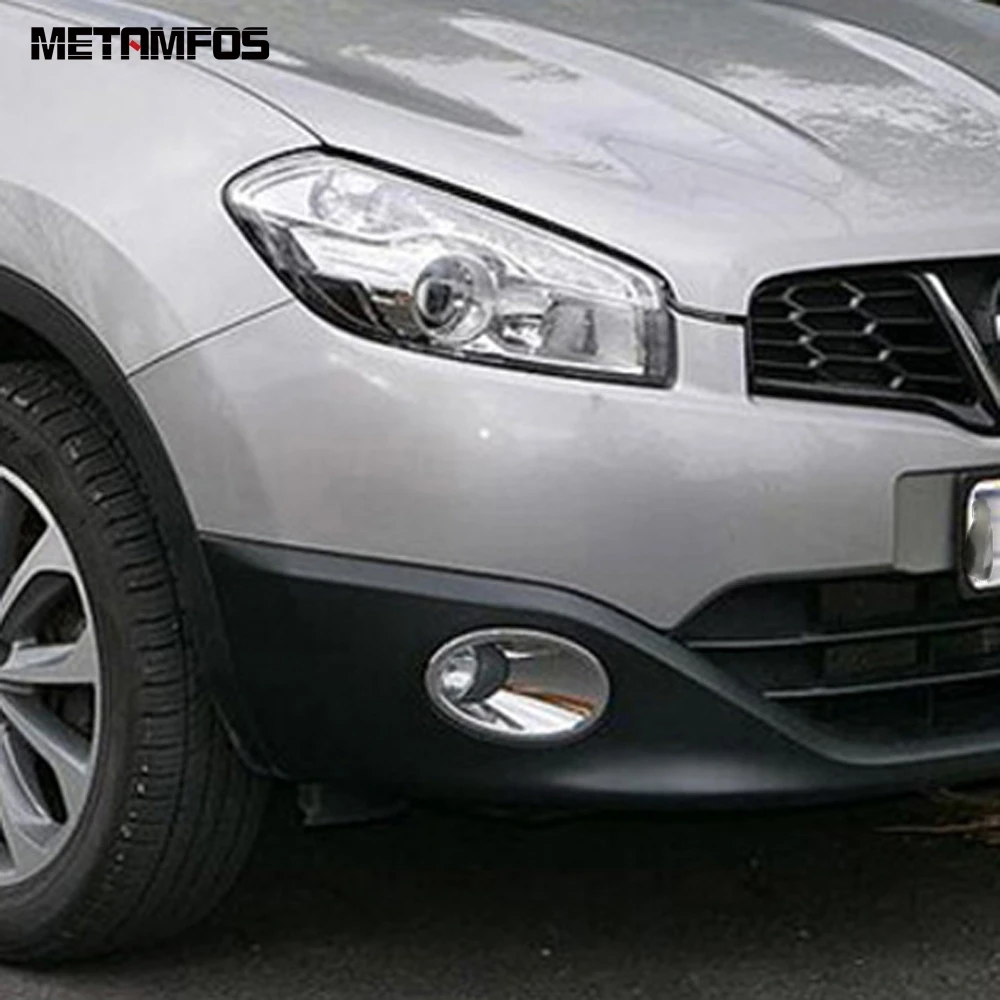 Для Nissan Qashqai+ 2/Dualis Ti 2010 2011 2012 2013 Хром Передняя противотуманная фара накладка внешние автомобильные принадлежности